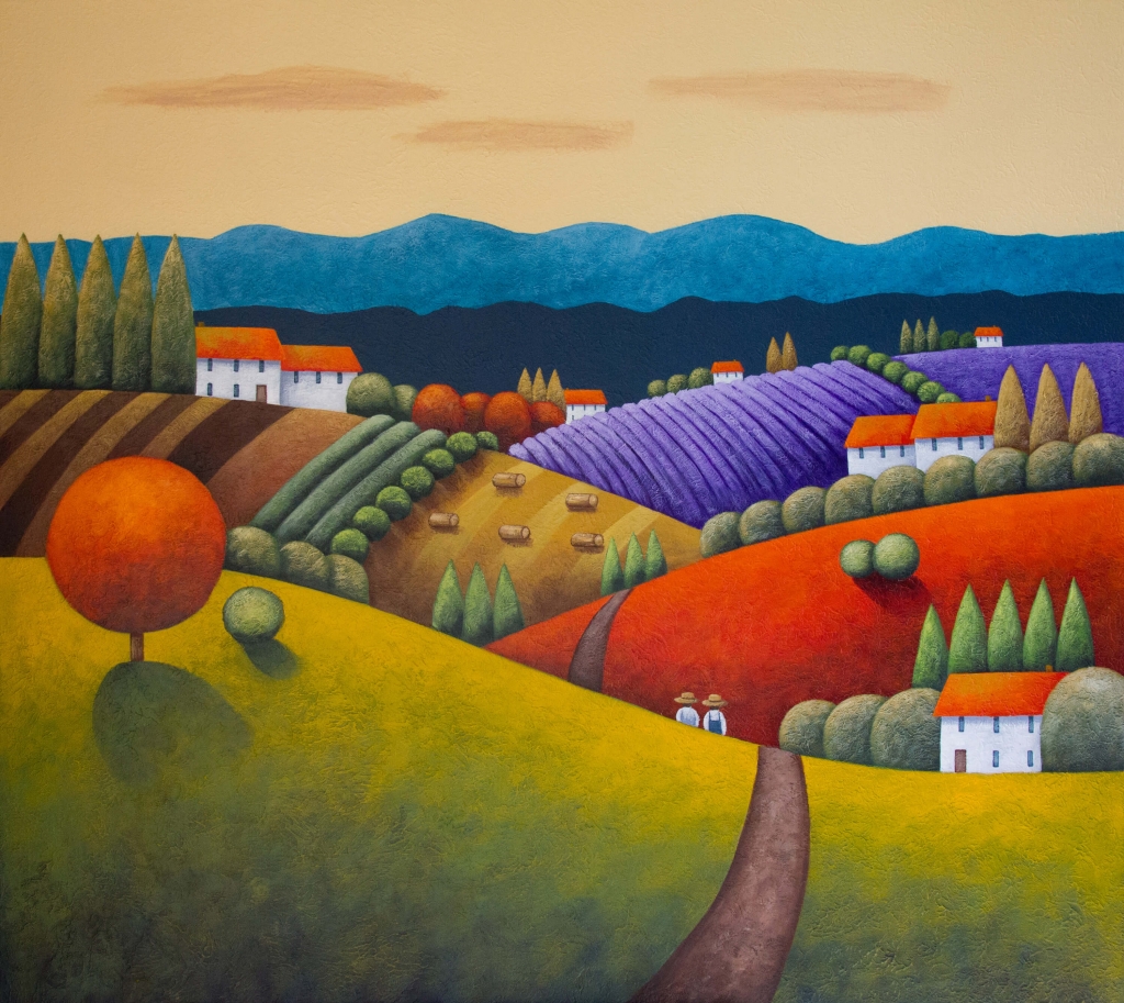 Tuscan Hills 40x36 inches